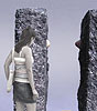 partial image of sculpture maquette, link to maquette page